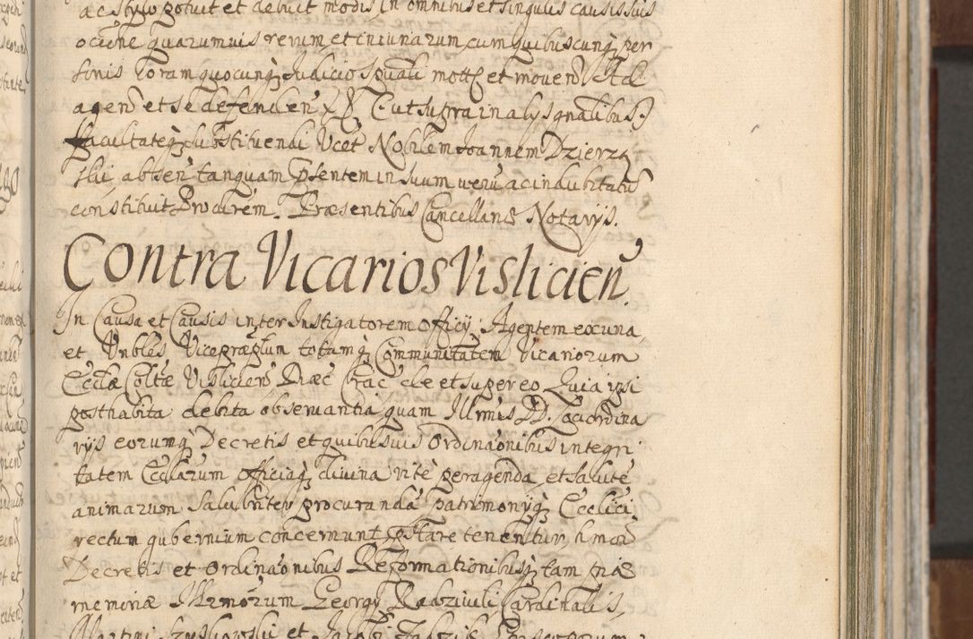 Zdjęcie nr 303 dla obiektu archiwalnego: Acta actorum, decretorum, sententiarum, erectionum, confirmationum, institutionum, resignationum, constitutionum, provisionum, quietationum, submissionum, protestationum, substitutionum R. D. Petri Gembicki, episcopi Cracoviensis, ducis Severiae in a. D. 1650 et 1651 acticatorum. Volumen V