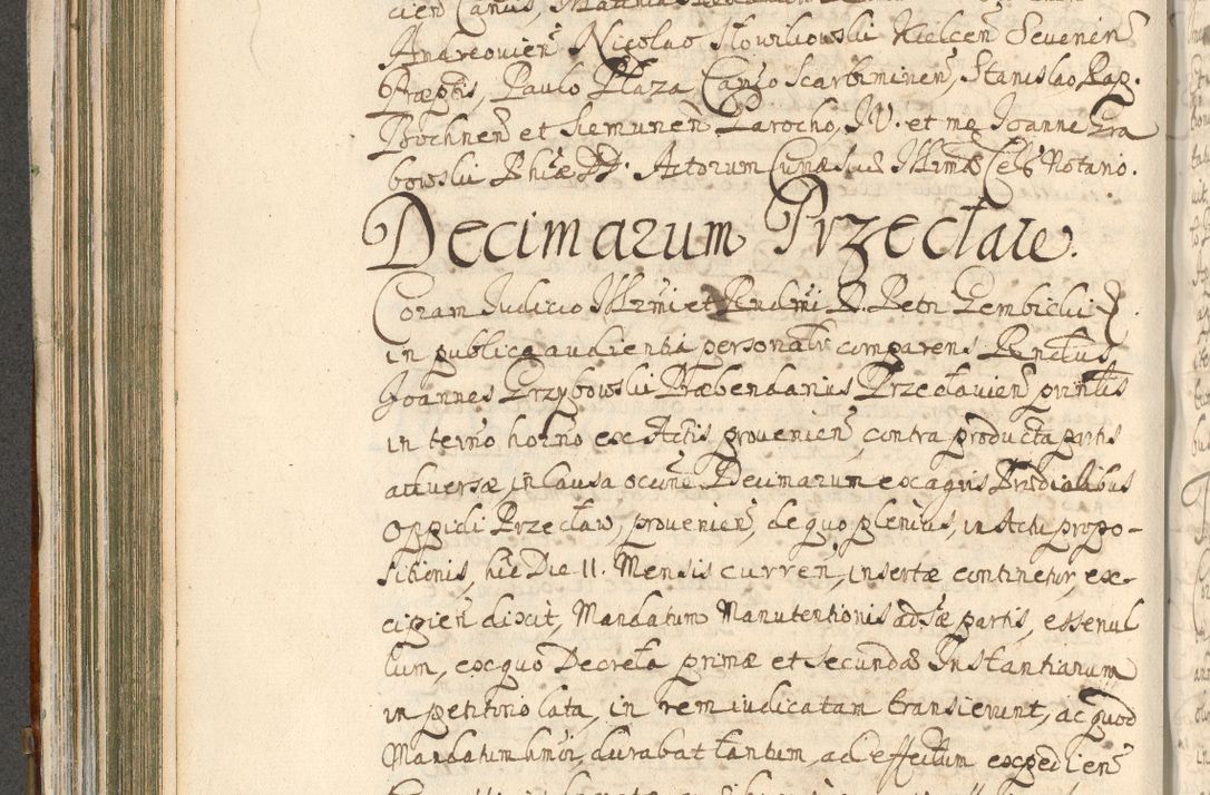 Zdjęcie nr 292 dla obiektu archiwalnego: Acta actorum, decretorum, sententiarum, erectionum, confirmationum, institutionum, resignationum, constitutionum, provisionum, quietationum, submissionum, protestationum, substitutionum R. D. Petri Gembicki, episcopi Cracoviensis, ducis Severiae in a. D. 1650 et 1651 acticatorum. Volumen V