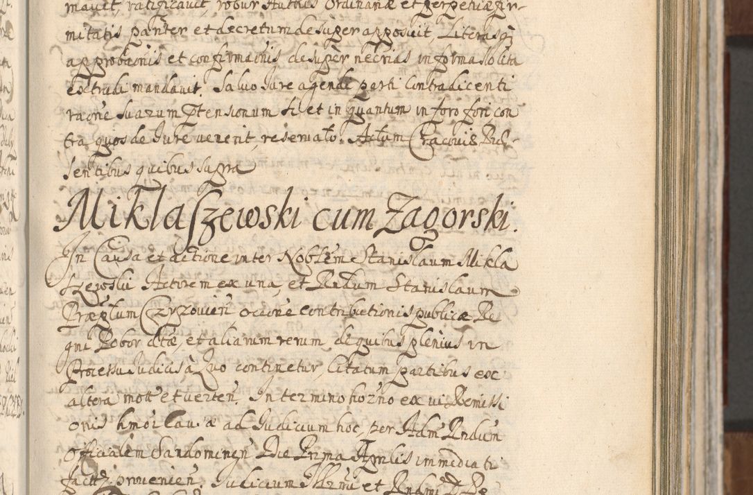 Zdjęcie nr 281 dla obiektu archiwalnego: Acta actorum, decretorum, sententiarum, erectionum, confirmationum, institutionum, resignationum, constitutionum, provisionum, quietationum, submissionum, protestationum, substitutionum R. D. Petri Gembicki, episcopi Cracoviensis, ducis Severiae in a. D. 1650 et 1651 acticatorum. Volumen V
