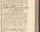 Zdjęcie nr 279 dla obiektu archiwalnego: Acta actorum, decretorum, sententiarum, erectionum, confirmationum, institutionum, resignationum, constitutionum, provisionum, quietationum, submissionum, protestationum, substitutionum R. D. Petri Gembicki, episcopi Cracoviensis, ducis Severiae in a. D. 1650 et 1651 acticatorum. Volumen V