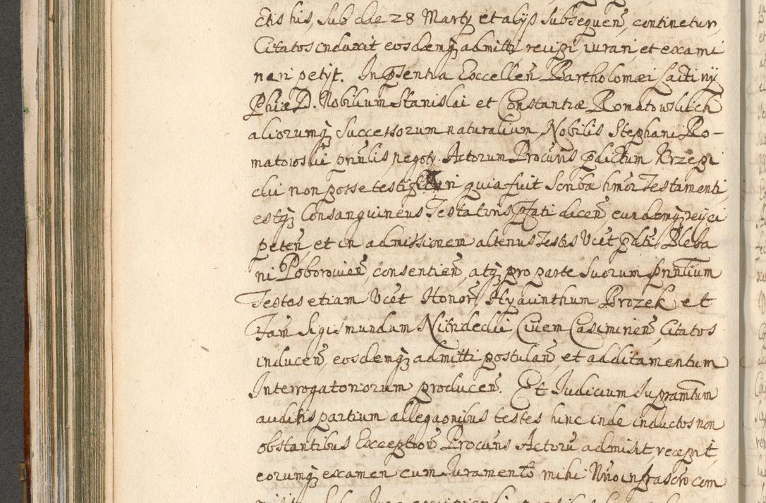 Zdjęcie nr 276 dla obiektu archiwalnego: Acta actorum, decretorum, sententiarum, erectionum, confirmationum, institutionum, resignationum, constitutionum, provisionum, quietationum, submissionum, protestationum, substitutionum R. D. Petri Gembicki, episcopi Cracoviensis, ducis Severiae in a. D. 1650 et 1651 acticatorum. Volumen V