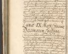 Zdjęcie nr 274 dla obiektu archiwalnego: Acta actorum, decretorum, sententiarum, erectionum, confirmationum, institutionum, resignationum, constitutionum, provisionum, quietationum, submissionum, protestationum, substitutionum R. D. Petri Gembicki, episcopi Cracoviensis, ducis Severiae in a. D. 1650 et 1651 acticatorum. Volumen V