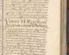 Zdjęcie nr 273 dla obiektu archiwalnego: Acta actorum, decretorum, sententiarum, erectionum, confirmationum, institutionum, resignationum, constitutionum, provisionum, quietationum, submissionum, protestationum, substitutionum R. D. Petri Gembicki, episcopi Cracoviensis, ducis Severiae in a. D. 1650 et 1651 acticatorum. Volumen V