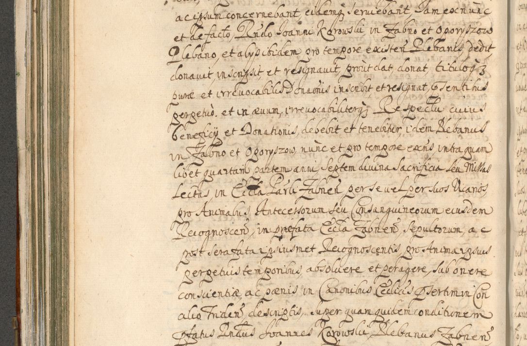 Zdjęcie nr 266 dla obiektu archiwalnego: Acta actorum, decretorum, sententiarum, erectionum, confirmationum, institutionum, resignationum, constitutionum, provisionum, quietationum, submissionum, protestationum, substitutionum R. D. Petri Gembicki, episcopi Cracoviensis, ducis Severiae in a. D. 1650 et 1651 acticatorum. Volumen V
