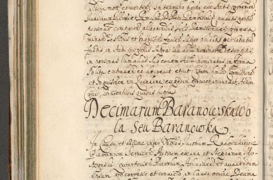 Zdjęcie nr 260 dla obiektu archiwalnego: Acta actorum, decretorum, sententiarum, erectionum, confirmationum, institutionum, resignationum, constitutionum, provisionum, quietationum, submissionum, protestationum, substitutionum R. D. Petri Gembicki, episcopi Cracoviensis, ducis Severiae in a. D. 1650 et 1651 acticatorum. Volumen V
