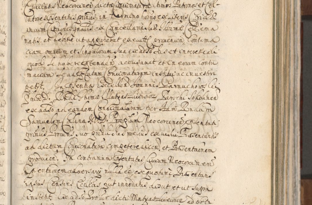 Zdjęcie nr 259 dla obiektu archiwalnego: Acta actorum, decretorum, sententiarum, erectionum, confirmationum, institutionum, resignationum, constitutionum, provisionum, quietationum, submissionum, protestationum, substitutionum R. D. Petri Gembicki, episcopi Cracoviensis, ducis Severiae in a. D. 1650 et 1651 acticatorum. Volumen V
