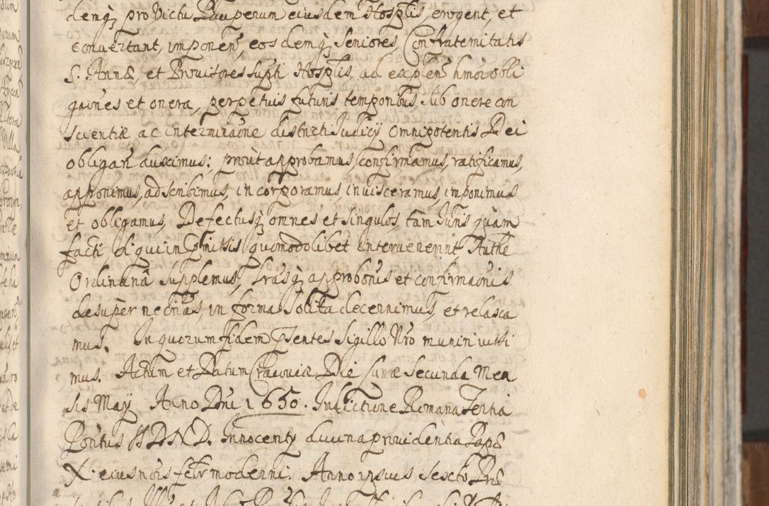 Zdjęcie nr 263 dla obiektu archiwalnego: Acta actorum, decretorum, sententiarum, erectionum, confirmationum, institutionum, resignationum, constitutionum, provisionum, quietationum, submissionum, protestationum, substitutionum R. D. Petri Gembicki, episcopi Cracoviensis, ducis Severiae in a. D. 1650 et 1651 acticatorum. Volumen V