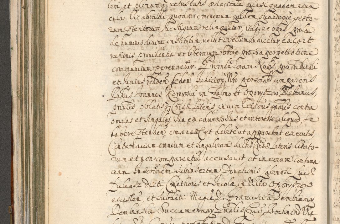 Zdjęcie nr 264 dla obiektu archiwalnego: Acta actorum, decretorum, sententiarum, erectionum, confirmationum, institutionum, resignationum, constitutionum, provisionum, quietationum, submissionum, protestationum, substitutionum R. D. Petri Gembicki, episcopi Cracoviensis, ducis Severiae in a. D. 1650 et 1651 acticatorum. Volumen V