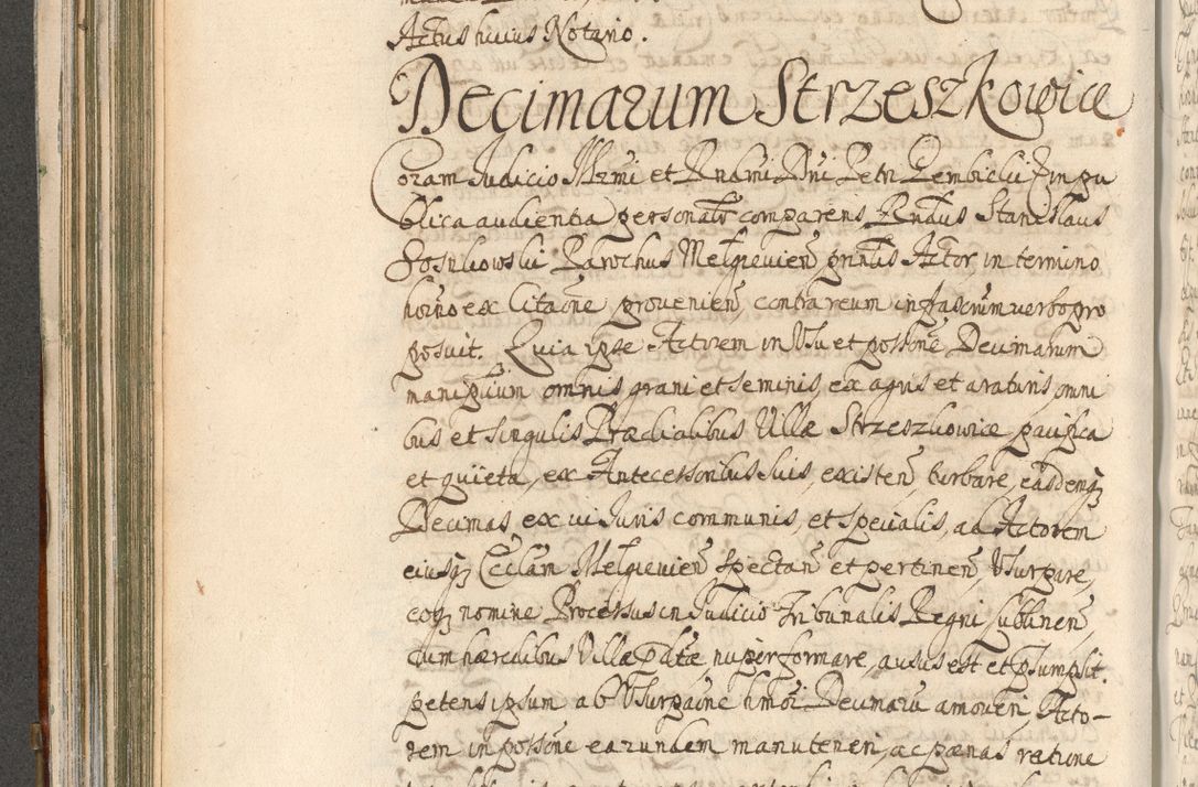 Zdjęcie nr 254 dla obiektu archiwalnego: Acta actorum, decretorum, sententiarum, erectionum, confirmationum, institutionum, resignationum, constitutionum, provisionum, quietationum, submissionum, protestationum, substitutionum R. D. Petri Gembicki, episcopi Cracoviensis, ducis Severiae in a. D. 1650 et 1651 acticatorum. Volumen V