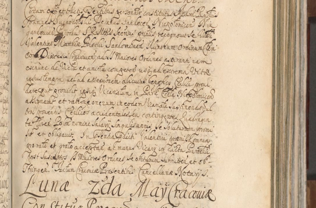 Zdjęcie nr 251 dla obiektu archiwalnego: Acta actorum, decretorum, sententiarum, erectionum, confirmationum, institutionum, resignationum, constitutionum, provisionum, quietationum, submissionum, protestationum, substitutionum R. D. Petri Gembicki, episcopi Cracoviensis, ducis Severiae in a. D. 1650 et 1651 acticatorum. Volumen V