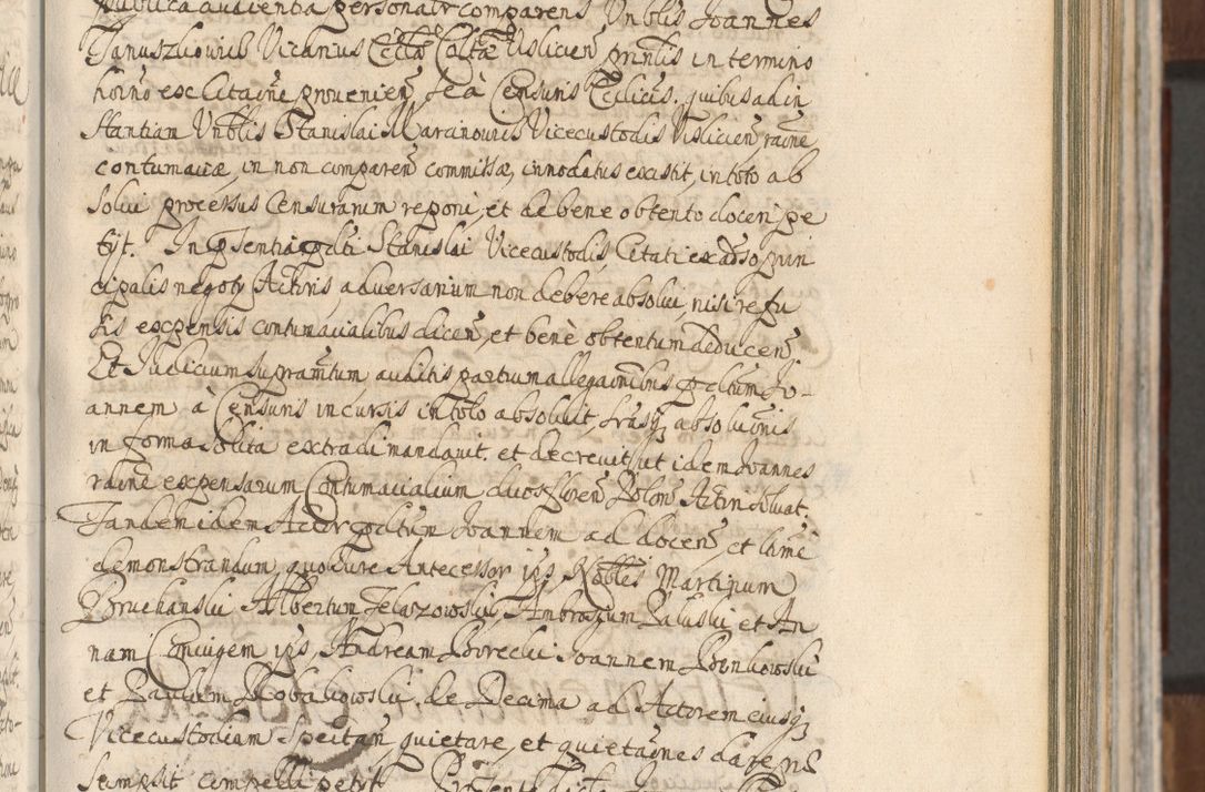 Zdjęcie nr 255 dla obiektu archiwalnego: Acta actorum, decretorum, sententiarum, erectionum, confirmationum, institutionum, resignationum, constitutionum, provisionum, quietationum, submissionum, protestationum, substitutionum R. D. Petri Gembicki, episcopi Cracoviensis, ducis Severiae in a. D. 1650 et 1651 acticatorum. Volumen V