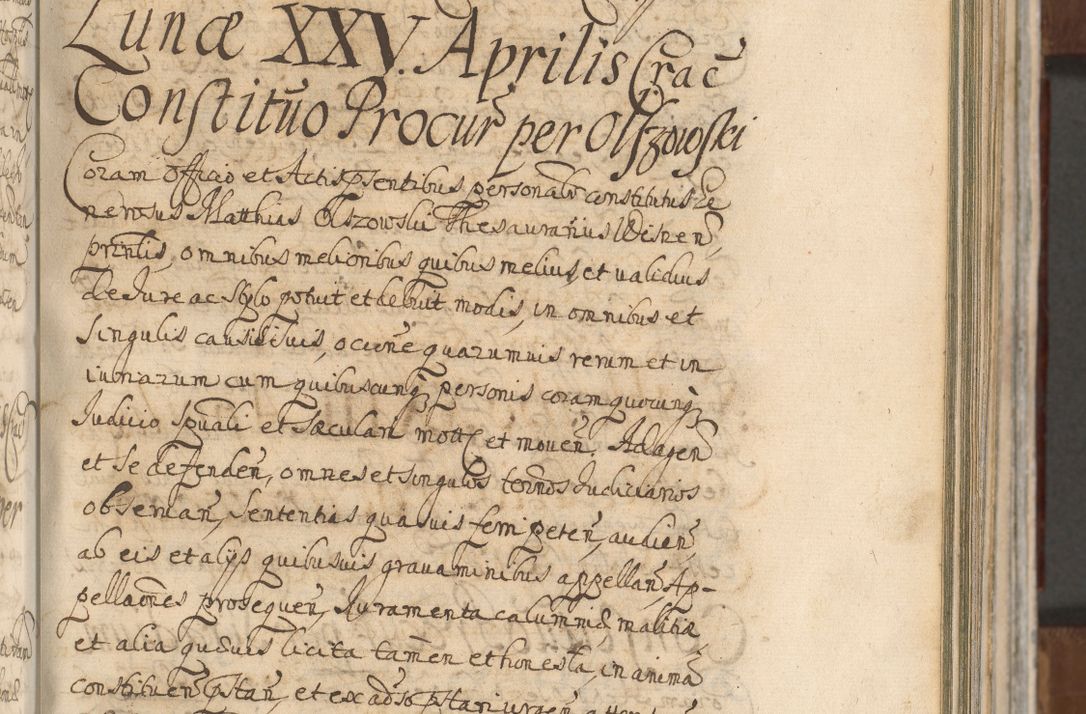 Zdjęcie nr 249 dla obiektu archiwalnego: Acta actorum, decretorum, sententiarum, erectionum, confirmationum, institutionum, resignationum, constitutionum, provisionum, quietationum, submissionum, protestationum, substitutionum R. D. Petri Gembicki, episcopi Cracoviensis, ducis Severiae in a. D. 1650 et 1651 acticatorum. Volumen V