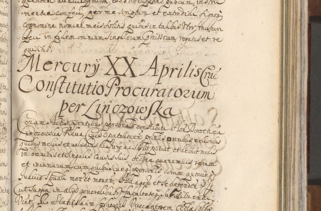 Zdjęcie nr 247 dla obiektu archiwalnego: Acta actorum, decretorum, sententiarum, erectionum, confirmationum, institutionum, resignationum, constitutionum, provisionum, quietationum, submissionum, protestationum, substitutionum R. D. Petri Gembicki, episcopi Cracoviensis, ducis Severiae in a. D. 1650 et 1651 acticatorum. Volumen V