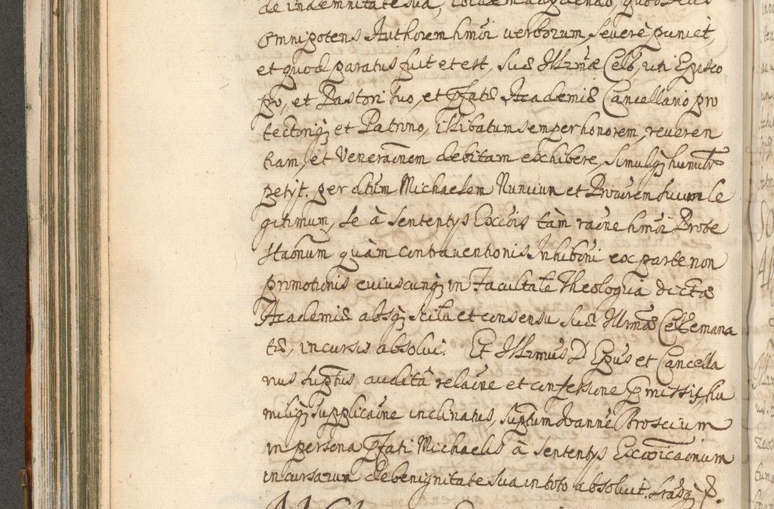 Zdjęcie nr 240 dla obiektu archiwalnego: Acta actorum, decretorum, sententiarum, erectionum, confirmationum, institutionum, resignationum, constitutionum, provisionum, quietationum, submissionum, protestationum, substitutionum R. D. Petri Gembicki, episcopi Cracoviensis, ducis Severiae in a. D. 1650 et 1651 acticatorum. Volumen V
