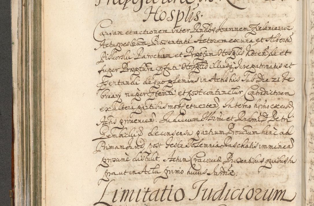Zdjęcie nr 238 dla obiektu archiwalnego: Acta actorum, decretorum, sententiarum, erectionum, confirmationum, institutionum, resignationum, constitutionum, provisionum, quietationum, submissionum, protestationum, substitutionum R. D. Petri Gembicki, episcopi Cracoviensis, ducis Severiae in a. D. 1650 et 1651 acticatorum. Volumen V