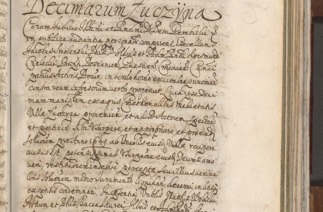 Zdjęcie nr 231 dla obiektu archiwalnego: Acta actorum, decretorum, sententiarum, erectionum, confirmationum, institutionum, resignationum, constitutionum, provisionum, quietationum, submissionum, protestationum, substitutionum R. D. Petri Gembicki, episcopi Cracoviensis, ducis Severiae in a. D. 1650 et 1651 acticatorum. Volumen V