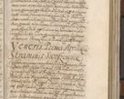 Zdjęcie nr 229 dla obiektu archiwalnego: Acta actorum, decretorum, sententiarum, erectionum, confirmationum, institutionum, resignationum, constitutionum, provisionum, quietationum, submissionum, protestationum, substitutionum R. D. Petri Gembicki, episcopi Cracoviensis, ducis Severiae in a. D. 1650 et 1651 acticatorum. Volumen V