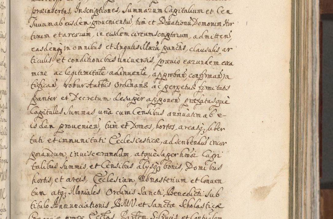 Zdjęcie nr 225 dla obiektu archiwalnego: Acta actorum, decretorum, sententiarum, erectionum, confirmationum, institutionum, resignationum, constitutionum, provisionum, quietationum, submissionum, protestationum, substitutionum R. D. Petri Gembicki, episcopi Cracoviensis, ducis Severiae in a. D. 1650 et 1651 acticatorum. Volumen V