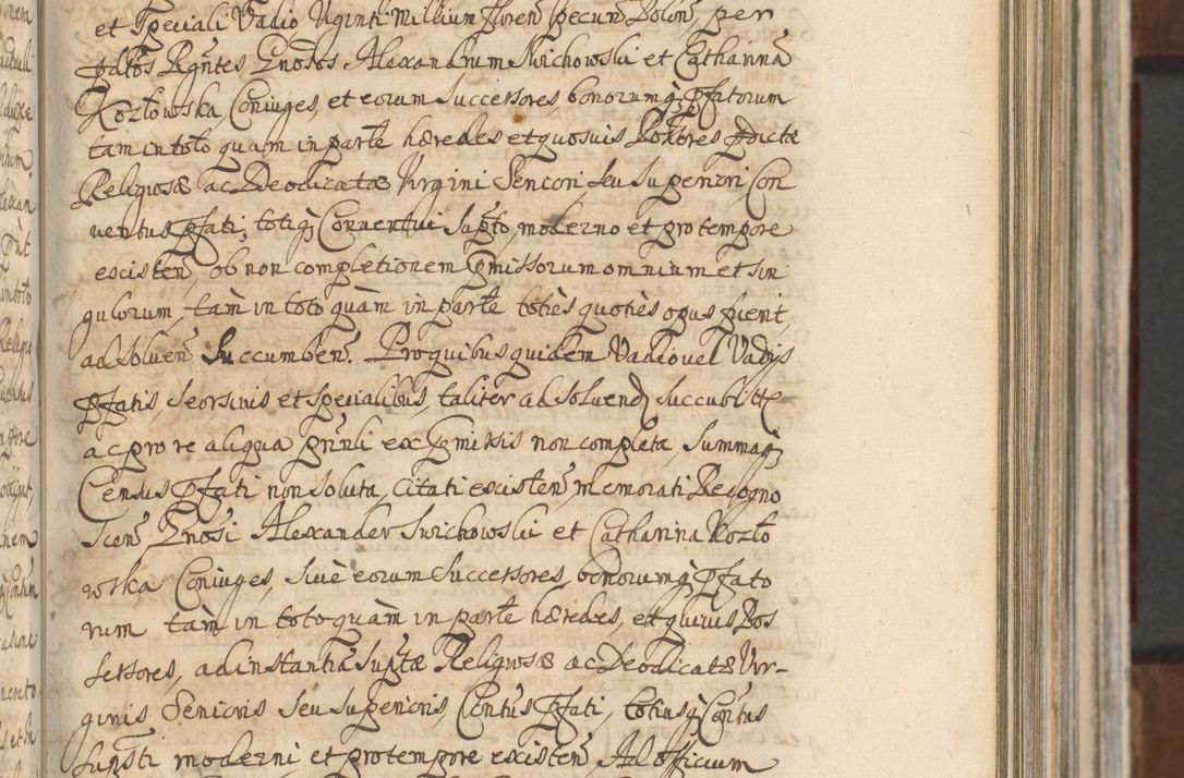 Zdjęcie nr 215 dla obiektu archiwalnego: Acta actorum, decretorum, sententiarum, erectionum, confirmationum, institutionum, resignationum, constitutionum, provisionum, quietationum, submissionum, protestationum, substitutionum R. D. Petri Gembicki, episcopi Cracoviensis, ducis Severiae in a. D. 1650 et 1651 acticatorum. Volumen V