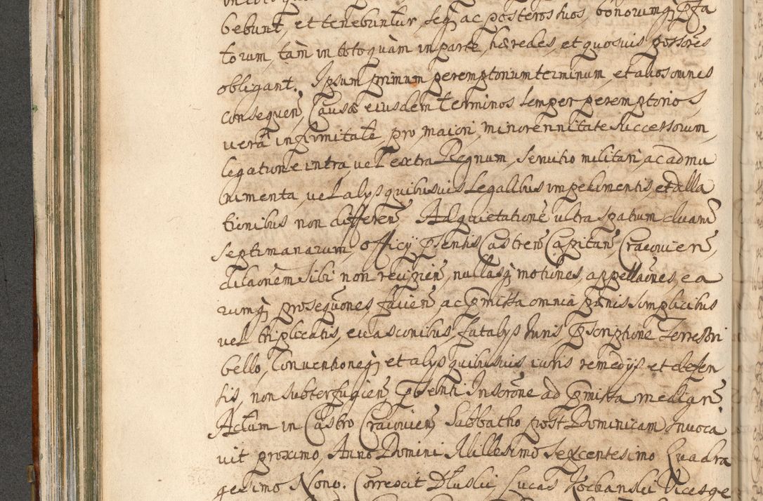 Zdjęcie nr 216 dla obiektu archiwalnego: Acta actorum, decretorum, sententiarum, erectionum, confirmationum, institutionum, resignationum, constitutionum, provisionum, quietationum, submissionum, protestationum, substitutionum R. D. Petri Gembicki, episcopi Cracoviensis, ducis Severiae in a. D. 1650 et 1651 acticatorum. Volumen V