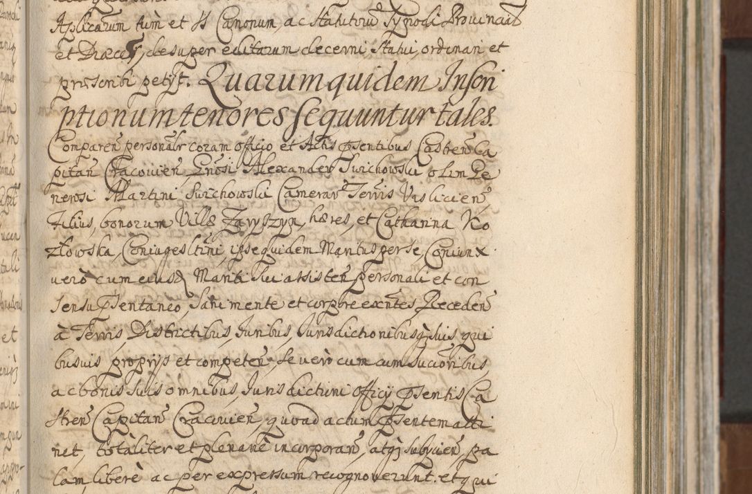 Zdjęcie nr 211 dla obiektu archiwalnego: Acta actorum, decretorum, sententiarum, erectionum, confirmationum, institutionum, resignationum, constitutionum, provisionum, quietationum, submissionum, protestationum, substitutionum R. D. Petri Gembicki, episcopi Cracoviensis, ducis Severiae in a. D. 1650 et 1651 acticatorum. Volumen V