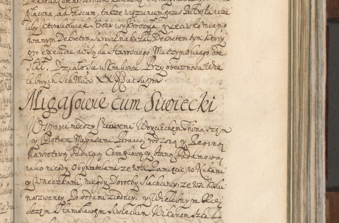 Zdjęcie nr 207 dla obiektu archiwalnego: Acta actorum, decretorum, sententiarum, erectionum, confirmationum, institutionum, resignationum, constitutionum, provisionum, quietationum, submissionum, protestationum, substitutionum R. D. Petri Gembicki, episcopi Cracoviensis, ducis Severiae in a. D. 1650 et 1651 acticatorum. Volumen V