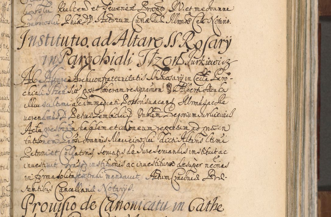 Zdjęcie nr 403 dla obiektu archiwalnego: Acta actorum, decretorum, sententiarum, erectionum, confirmationum, institutionum, resignationum, constitutionum, provisionum, quietationum, submissionum, protestationum, substitutionum R. D. Petri Gembicki, episcopi Cracoviensis, ducis Severiae in a. D. 1650 et 1651 acticatorum. Volumen V
