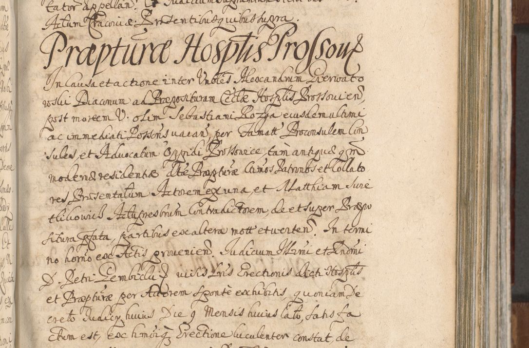 Zdjęcie nr 599 dla obiektu archiwalnego: Acta actorum, decretorum, sententiarum, erectionum, confirmationum, institutionum, resignationum, constitutionum, provisionum, quietationum, submissionum, protestationum, substitutionum R. D. Petri Gembicki, episcopi Cracoviensis, ducis Severiae in a. D. 1650 et 1651 acticatorum. Volumen V