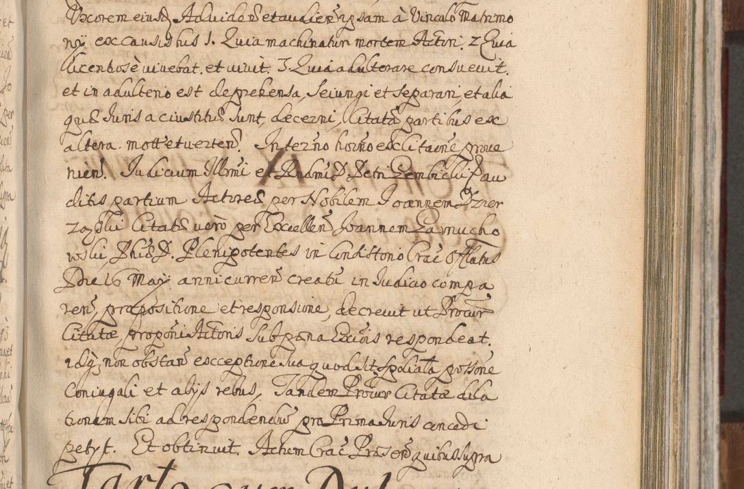 Zdjęcie nr 591 dla obiektu archiwalnego: Acta actorum, decretorum, sententiarum, erectionum, confirmationum, institutionum, resignationum, constitutionum, provisionum, quietationum, submissionum, protestationum, substitutionum R. D. Petri Gembicki, episcopi Cracoviensis, ducis Severiae in a. D. 1650 et 1651 acticatorum. Volumen V