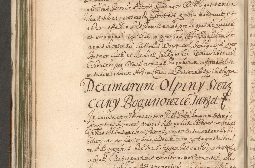 Zdjęcie nr 590 dla obiektu archiwalnego: Acta actorum, decretorum, sententiarum, erectionum, confirmationum, institutionum, resignationum, constitutionum, provisionum, quietationum, submissionum, protestationum, substitutionum R. D. Petri Gembicki, episcopi Cracoviensis, ducis Severiae in a. D. 1650 et 1651 acticatorum. Volumen V