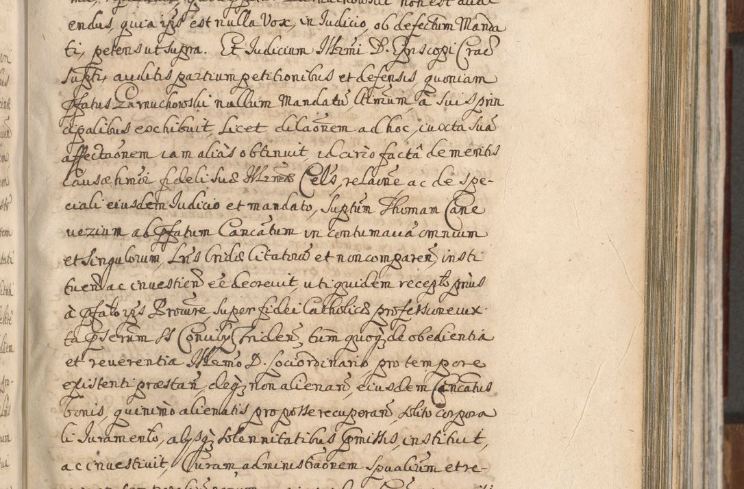 Zdjęcie nr 579 dla obiektu archiwalnego: Acta actorum, decretorum, sententiarum, erectionum, confirmationum, institutionum, resignationum, constitutionum, provisionum, quietationum, submissionum, protestationum, substitutionum R. D. Petri Gembicki, episcopi Cracoviensis, ducis Severiae in a. D. 1650 et 1651 acticatorum. Volumen V