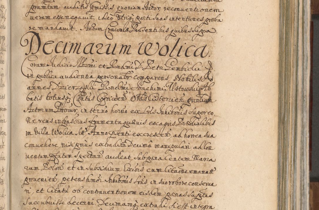 Zdjęcie nr 567 dla obiektu archiwalnego: Acta actorum, decretorum, sententiarum, erectionum, confirmationum, institutionum, resignationum, constitutionum, provisionum, quietationum, submissionum, protestationum, substitutionum R. D. Petri Gembicki, episcopi Cracoviensis, ducis Severiae in a. D. 1650 et 1651 acticatorum. Volumen V