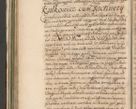 Zdjęcie nr 566 dla obiektu archiwalnego: Acta actorum, decretorum, sententiarum, erectionum, confirmationum, institutionum, resignationum, constitutionum, provisionum, quietationum, submissionum, protestationum, substitutionum R. D. Petri Gembicki, episcopi Cracoviensis, ducis Severiae in a. D. 1650 et 1651 acticatorum. Volumen V