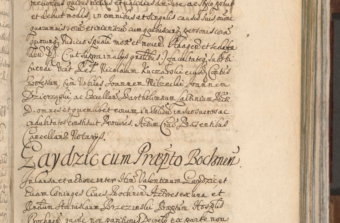Zdjęcie nr 561 dla obiektu archiwalnego: Acta actorum, decretorum, sententiarum, erectionum, confirmationum, institutionum, resignationum, constitutionum, provisionum, quietationum, submissionum, protestationum, substitutionum R. D. Petri Gembicki, episcopi Cracoviensis, ducis Severiae in a. D. 1650 et 1651 acticatorum. Volumen V