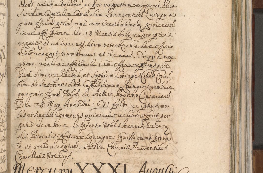 Zdjęcie nr 557 dla obiektu archiwalnego: Acta actorum, decretorum, sententiarum, erectionum, confirmationum, institutionum, resignationum, constitutionum, provisionum, quietationum, submissionum, protestationum, substitutionum R. D. Petri Gembicki, episcopi Cracoviensis, ducis Severiae in a. D. 1650 et 1651 acticatorum. Volumen V