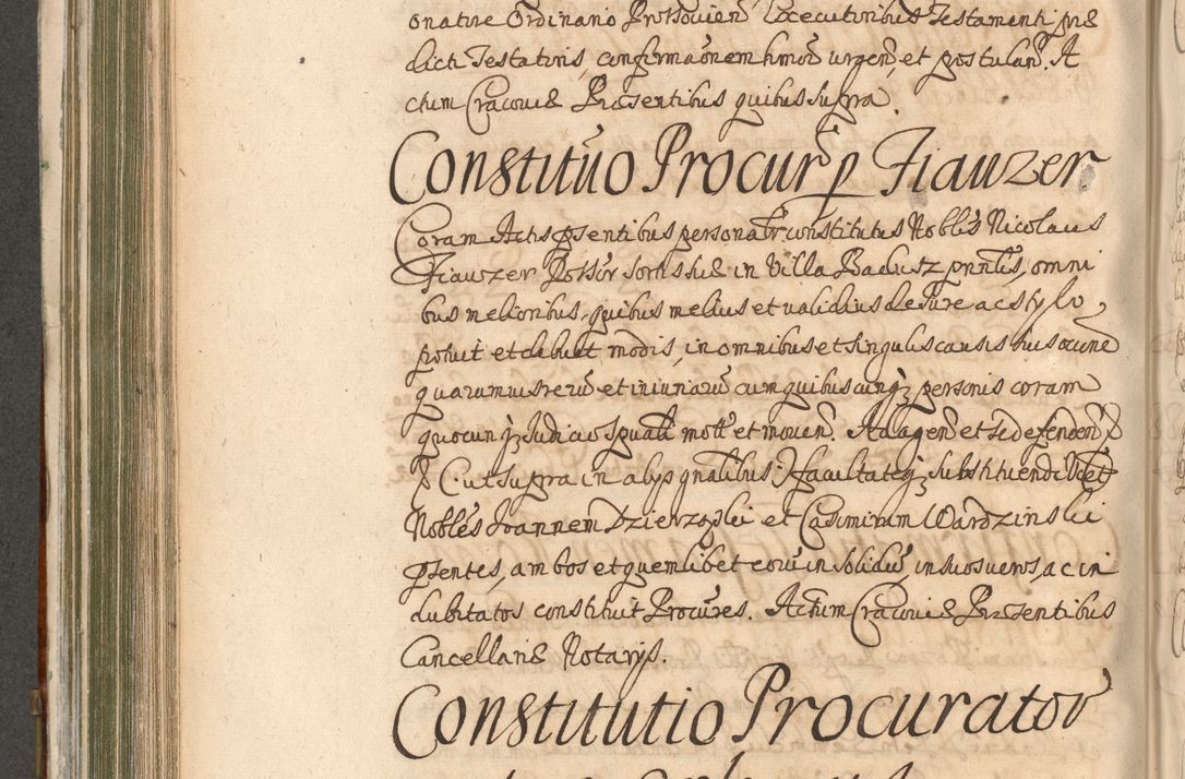 Zdjęcie nr 554 dla obiektu archiwalnego: Acta actorum, decretorum, sententiarum, erectionum, confirmationum, institutionum, resignationum, constitutionum, provisionum, quietationum, submissionum, protestationum, substitutionum R. D. Petri Gembicki, episcopi Cracoviensis, ducis Severiae in a. D. 1650 et 1651 acticatorum. Volumen V