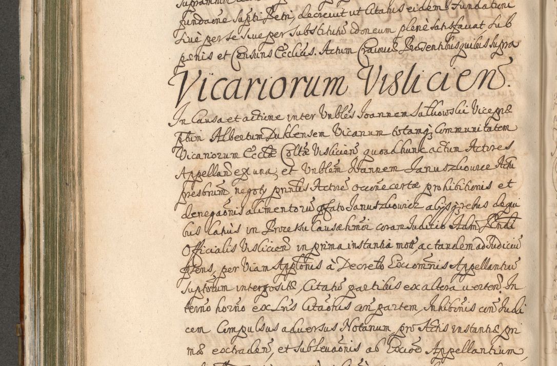 Zdjęcie nr 550 dla obiektu archiwalnego: Acta actorum, decretorum, sententiarum, erectionum, confirmationum, institutionum, resignationum, constitutionum, provisionum, quietationum, submissionum, protestationum, substitutionum R. D. Petri Gembicki, episcopi Cracoviensis, ducis Severiae in a. D. 1650 et 1651 acticatorum. Volumen V
