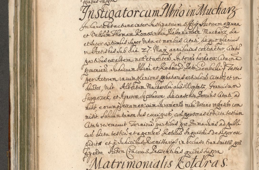 Zdjęcie nr 548 dla obiektu archiwalnego: Acta actorum, decretorum, sententiarum, erectionum, confirmationum, institutionum, resignationum, constitutionum, provisionum, quietationum, submissionum, protestationum, substitutionum R. D. Petri Gembicki, episcopi Cracoviensis, ducis Severiae in a. D. 1650 et 1651 acticatorum. Volumen V