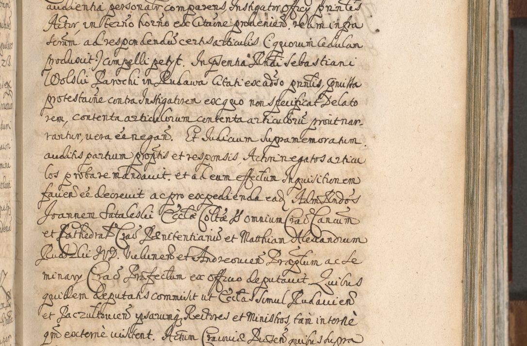 Zdjęcie nr 547 dla obiektu archiwalnego: Acta actorum, decretorum, sententiarum, erectionum, confirmationum, institutionum, resignationum, constitutionum, provisionum, quietationum, submissionum, protestationum, substitutionum R. D. Petri Gembicki, episcopi Cracoviensis, ducis Severiae in a. D. 1650 et 1651 acticatorum. Volumen V