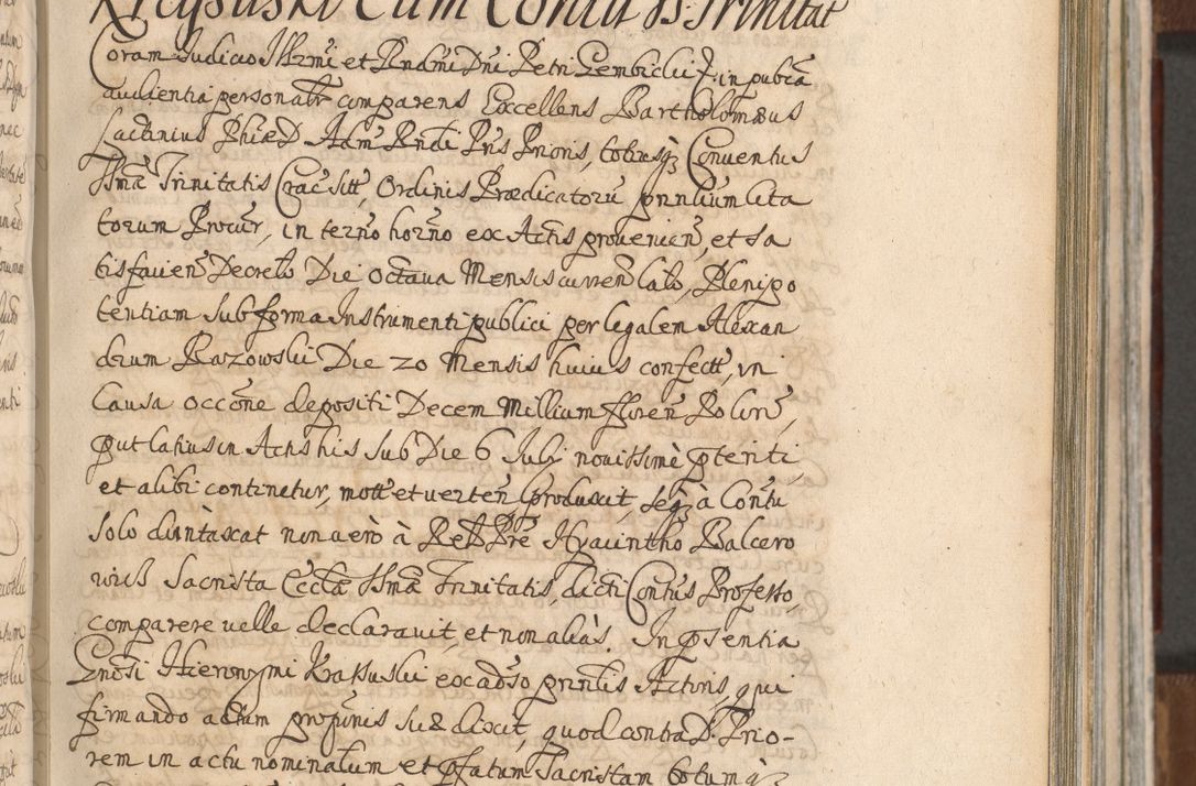 Zdjęcie nr 543 dla obiektu archiwalnego: Acta actorum, decretorum, sententiarum, erectionum, confirmationum, institutionum, resignationum, constitutionum, provisionum, quietationum, submissionum, protestationum, substitutionum R. D. Petri Gembicki, episcopi Cracoviensis, ducis Severiae in a. D. 1650 et 1651 acticatorum. Volumen V