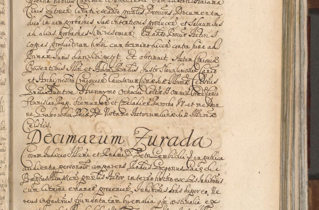 Zdjęcie nr 541 dla obiektu archiwalnego: Acta actorum, decretorum, sententiarum, erectionum, confirmationum, institutionum, resignationum, constitutionum, provisionum, quietationum, submissionum, protestationum, substitutionum R. D. Petri Gembicki, episcopi Cracoviensis, ducis Severiae in a. D. 1650 et 1651 acticatorum. Volumen V