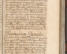 Zdjęcie nr 541 dla obiektu archiwalnego: Acta actorum, decretorum, sententiarum, erectionum, confirmationum, institutionum, resignationum, constitutionum, provisionum, quietationum, submissionum, protestationum, substitutionum R. D. Petri Gembicki, episcopi Cracoviensis, ducis Severiae in a. D. 1650 et 1651 acticatorum. Volumen V