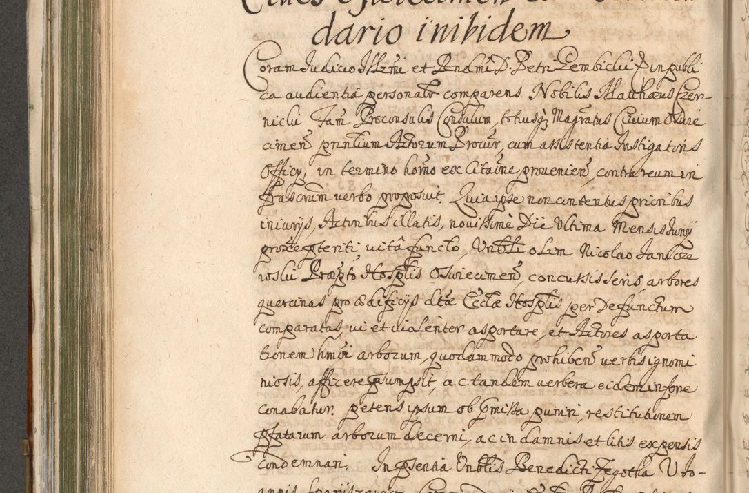 Zdjęcie nr 534 dla obiektu archiwalnego: Acta actorum, decretorum, sententiarum, erectionum, confirmationum, institutionum, resignationum, constitutionum, provisionum, quietationum, submissionum, protestationum, substitutionum R. D. Petri Gembicki, episcopi Cracoviensis, ducis Severiae in a. D. 1650 et 1651 acticatorum. Volumen V