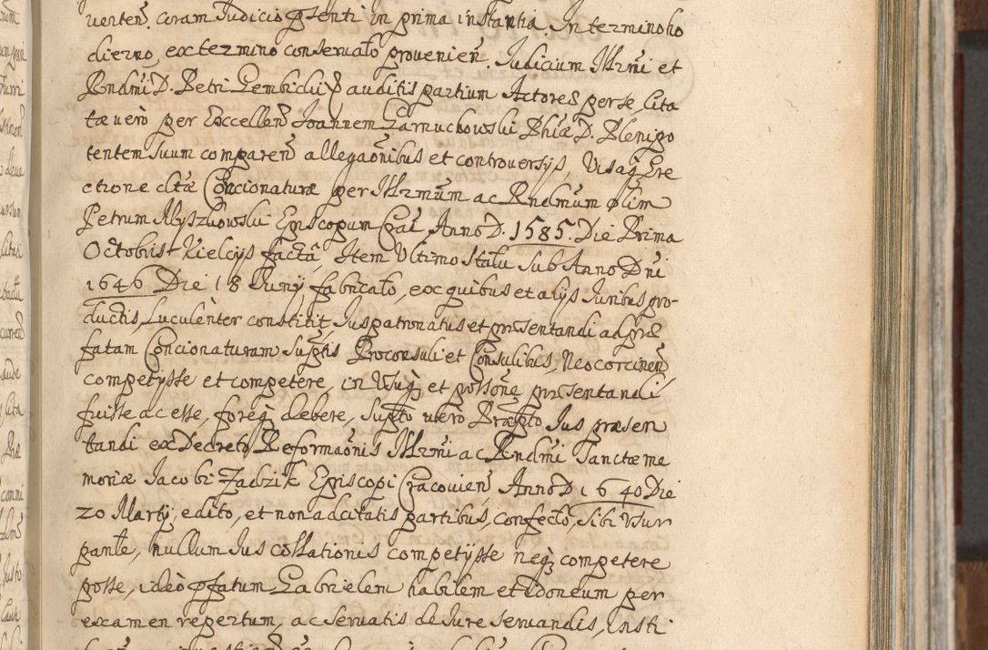 Zdjęcie nr 533 dla obiektu archiwalnego: Acta actorum, decretorum, sententiarum, erectionum, confirmationum, institutionum, resignationum, constitutionum, provisionum, quietationum, submissionum, protestationum, substitutionum R. D. Petri Gembicki, episcopi Cracoviensis, ducis Severiae in a. D. 1650 et 1651 acticatorum. Volumen V