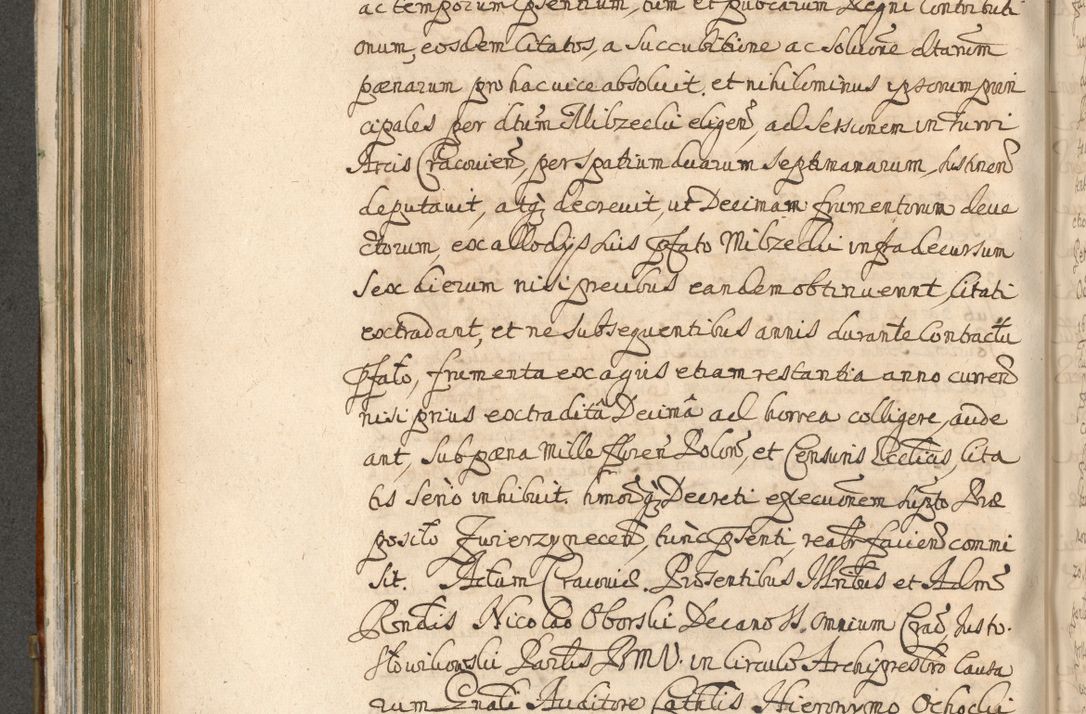 Zdjęcie nr 532 dla obiektu archiwalnego: Acta actorum, decretorum, sententiarum, erectionum, confirmationum, institutionum, resignationum, constitutionum, provisionum, quietationum, submissionum, protestationum, substitutionum R. D. Petri Gembicki, episcopi Cracoviensis, ducis Severiae in a. D. 1650 et 1651 acticatorum. Volumen V