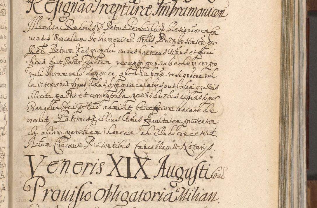 Zdjęcie nr 529 dla obiektu archiwalnego: Acta actorum, decretorum, sententiarum, erectionum, confirmationum, institutionum, resignationum, constitutionum, provisionum, quietationum, submissionum, protestationum, substitutionum R. D. Petri Gembicki, episcopi Cracoviensis, ducis Severiae in a. D. 1650 et 1651 acticatorum. Volumen V