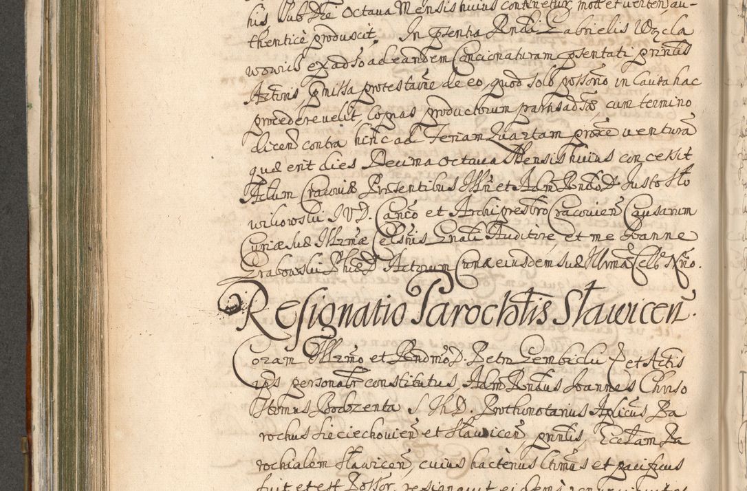 Zdjęcie nr 528 dla obiektu archiwalnego: Acta actorum, decretorum, sententiarum, erectionum, confirmationum, institutionum, resignationum, constitutionum, provisionum, quietationum, submissionum, protestationum, substitutionum R. D. Petri Gembicki, episcopi Cracoviensis, ducis Severiae in a. D. 1650 et 1651 acticatorum. Volumen V