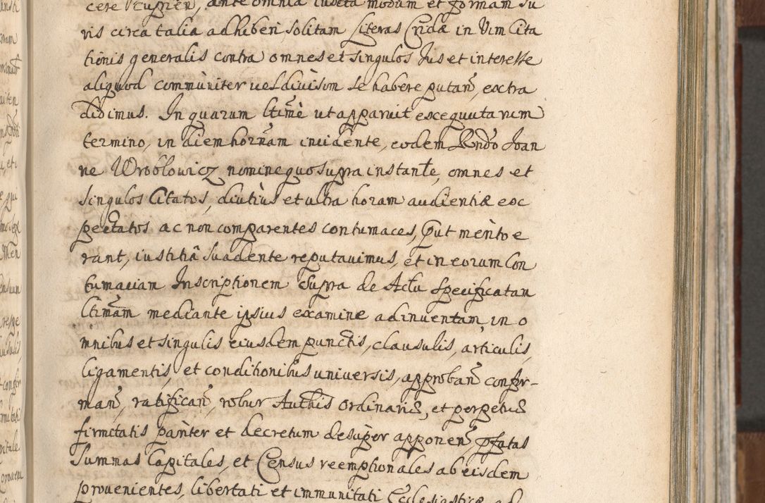 Zdjęcie nr 523 dla obiektu archiwalnego: Acta actorum, decretorum, sententiarum, erectionum, confirmationum, institutionum, resignationum, constitutionum, provisionum, quietationum, submissionum, protestationum, substitutionum R. D. Petri Gembicki, episcopi Cracoviensis, ducis Severiae in a. D. 1650 et 1651 acticatorum. Volumen V