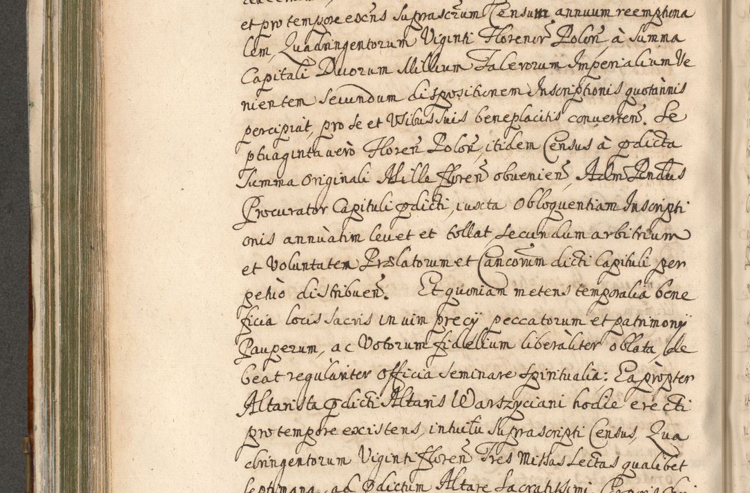 Zdjęcie nr 524 dla obiektu archiwalnego: Acta actorum, decretorum, sententiarum, erectionum, confirmationum, institutionum, resignationum, constitutionum, provisionum, quietationum, submissionum, protestationum, substitutionum R. D. Petri Gembicki, episcopi Cracoviensis, ducis Severiae in a. D. 1650 et 1651 acticatorum. Volumen V