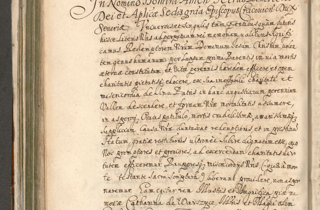 Zdjęcie nr 520 dla obiektu archiwalnego: Acta actorum, decretorum, sententiarum, erectionum, confirmationum, institutionum, resignationum, constitutionum, provisionum, quietationum, submissionum, protestationum, substitutionum R. D. Petri Gembicki, episcopi Cracoviensis, ducis Severiae in a. D. 1650 et 1651 acticatorum. Volumen V